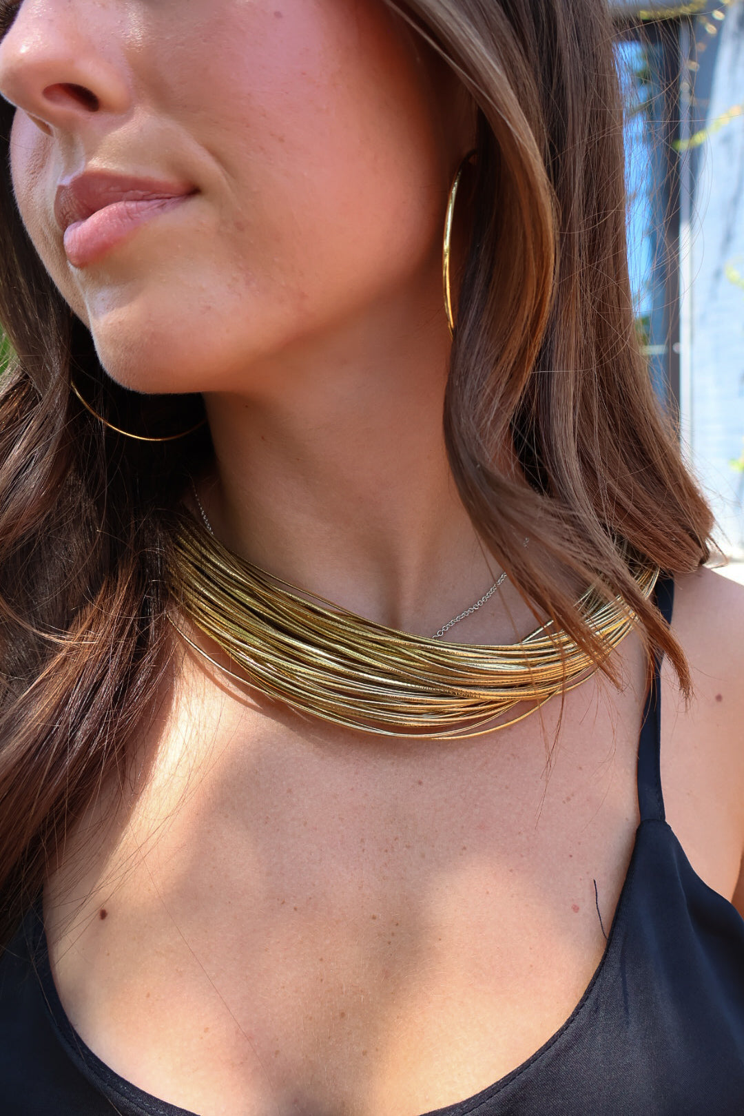 Gold Multi-Strand Necklace