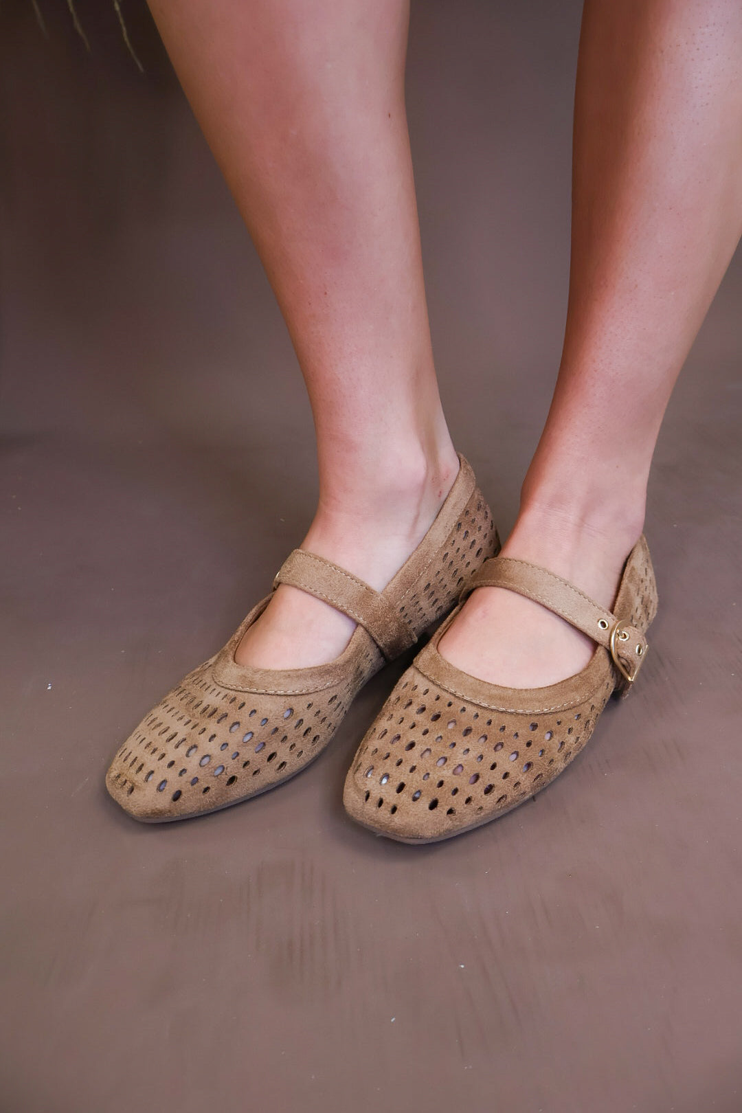 Brown Flat Mary Janes