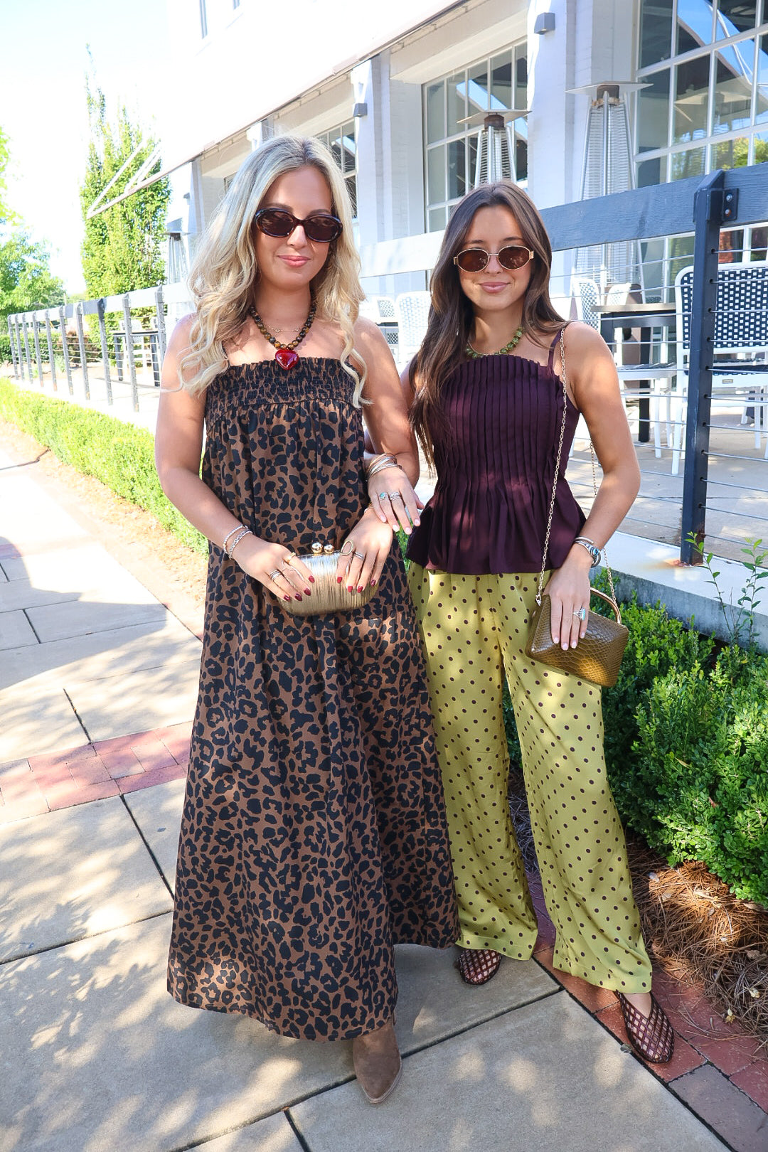 Leopard Maxi Dress With Pockets