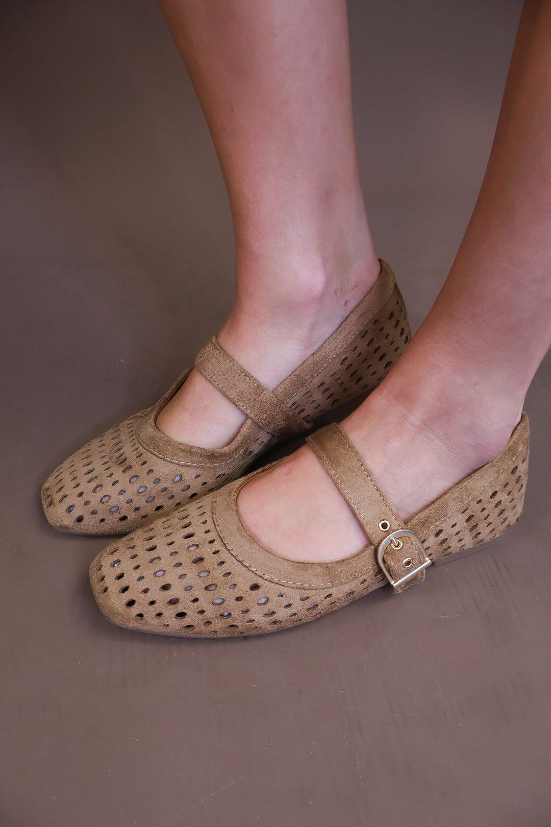 Brown Flat Mary Janes