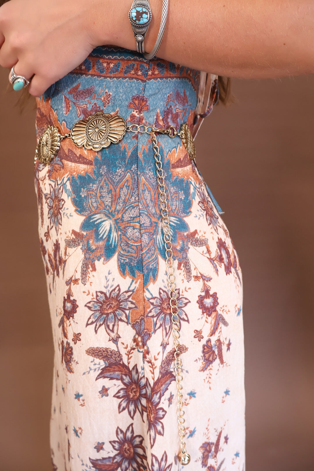 Gold Concho Chain Belt