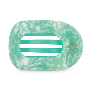 TELETIES Medium Flat Round Hair Clip - Spring Splash