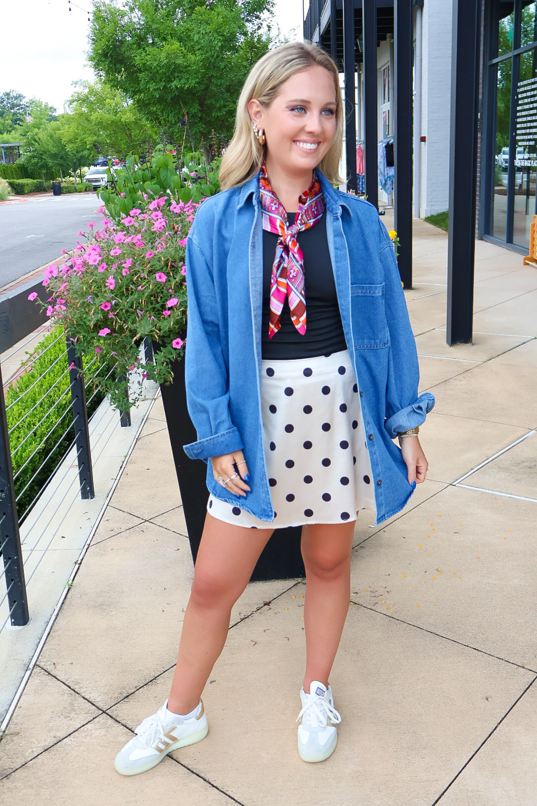 Oversized Denim Shirt Jacket