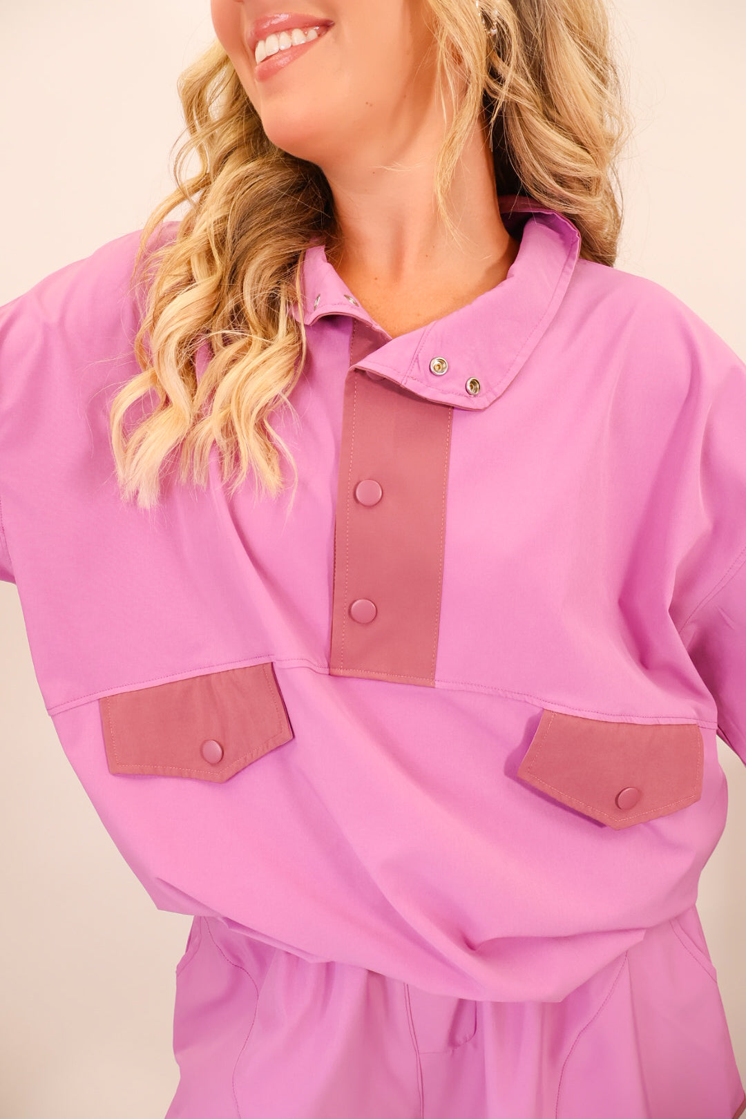 Color Block Active Set - Mulberry