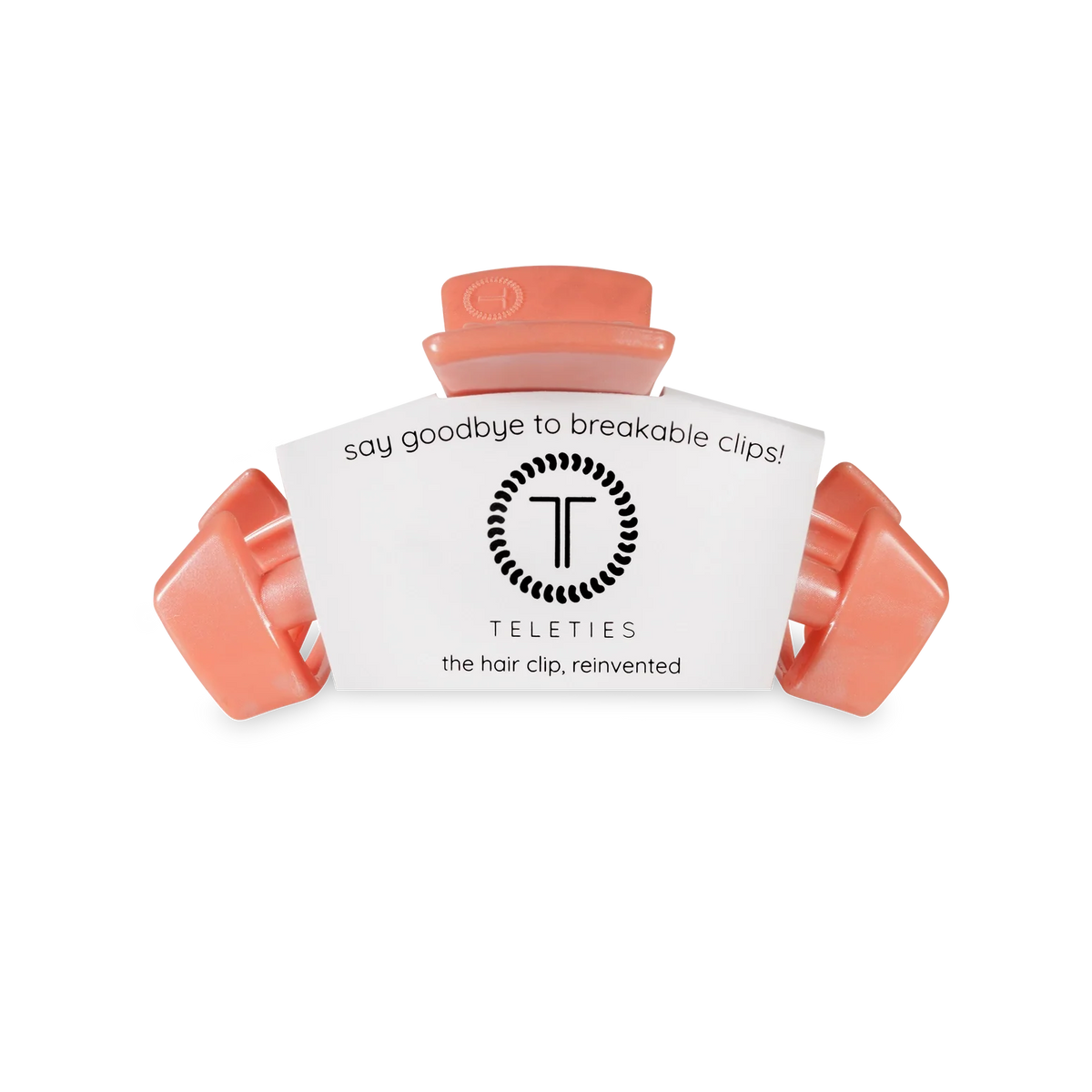 TELETIES Medium Classic Claw Hair Clip - Dreamsicle