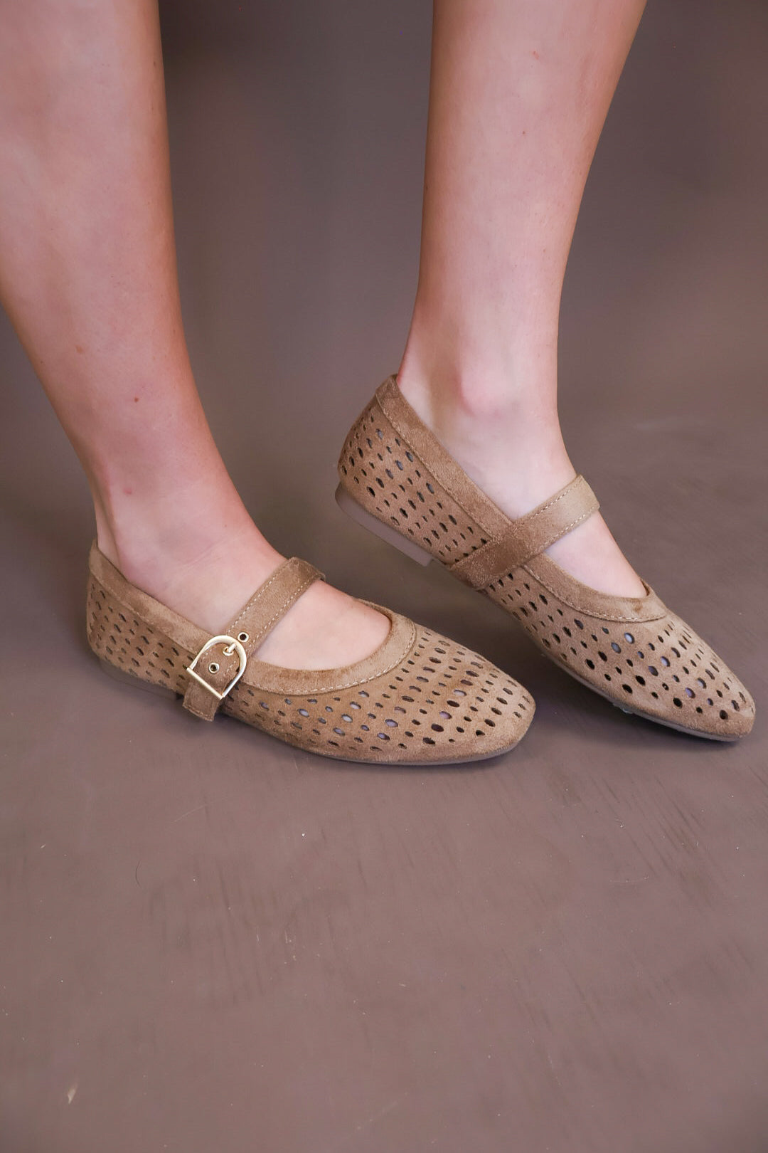 Brown Flat Mary Janes
