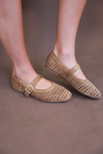 Brown Flat Mary Janes