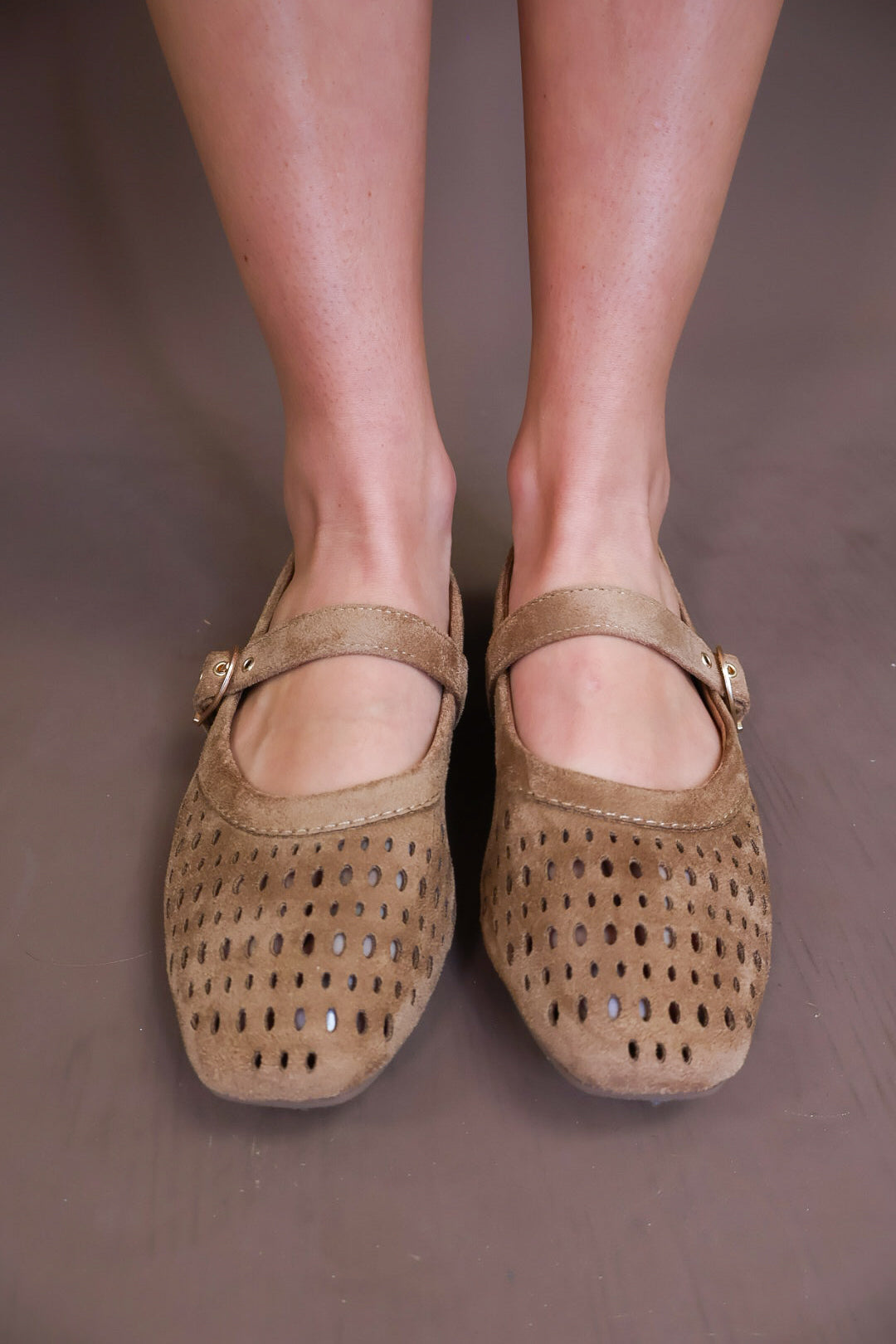 Brown Flat Mary Janes