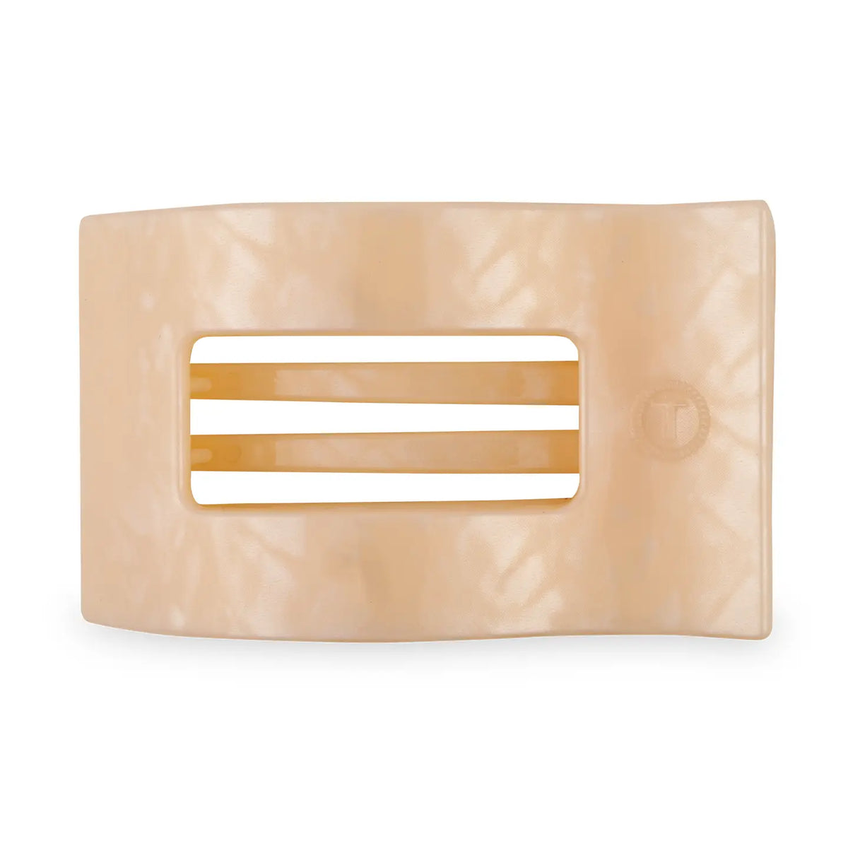 TELETIES Medium Flat Rectangle Hair Clip - Soft Surf