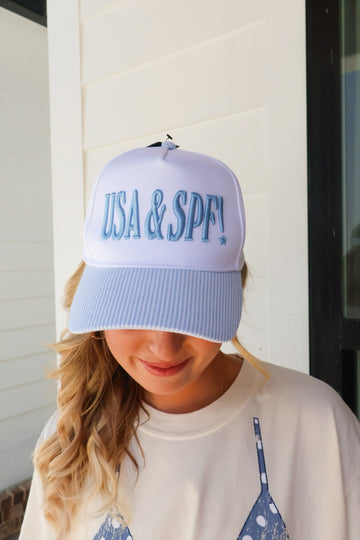 USA & SPF Trucker Hat