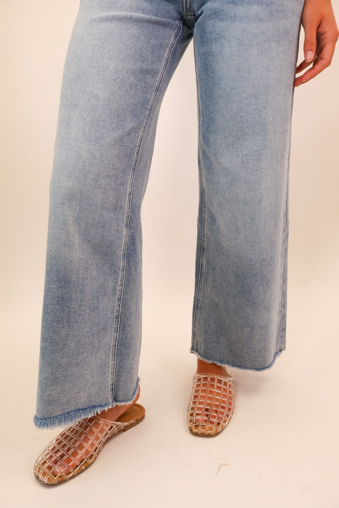 Vervet High Rise Crop Denim Jeans