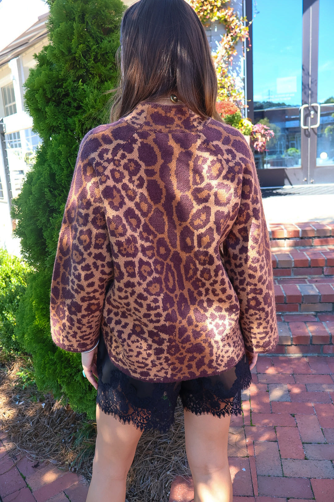 Wide Cut Leopard Sweater